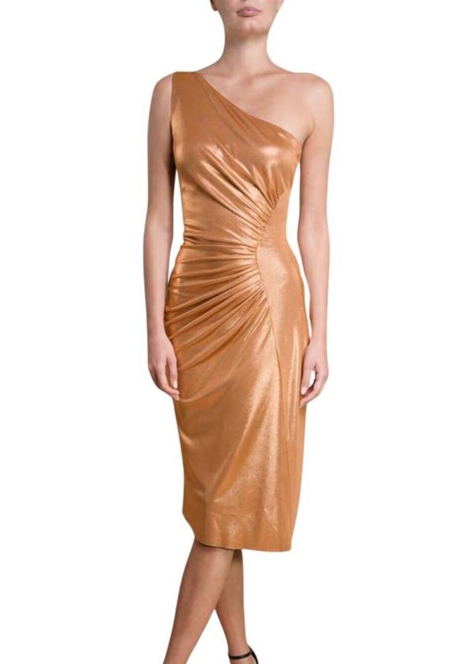 Chiara Boni Shimei Splendid Dress in Bellini 44 US 8